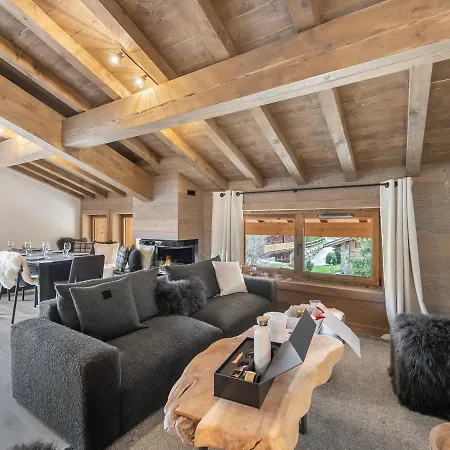 Elegant Pres Des Pistes Avec Sauna, Hammam, Salle De Sport Et Parking Couvert - Fr-1-569-47 Megeve